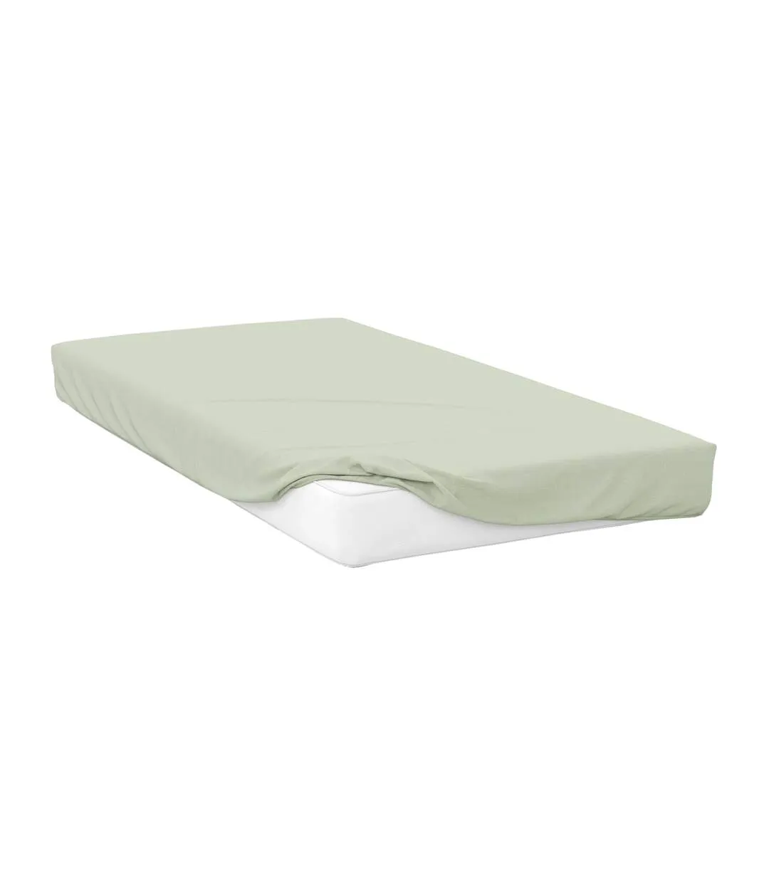 Percale extra deep fitted sheet apple green Belledorm