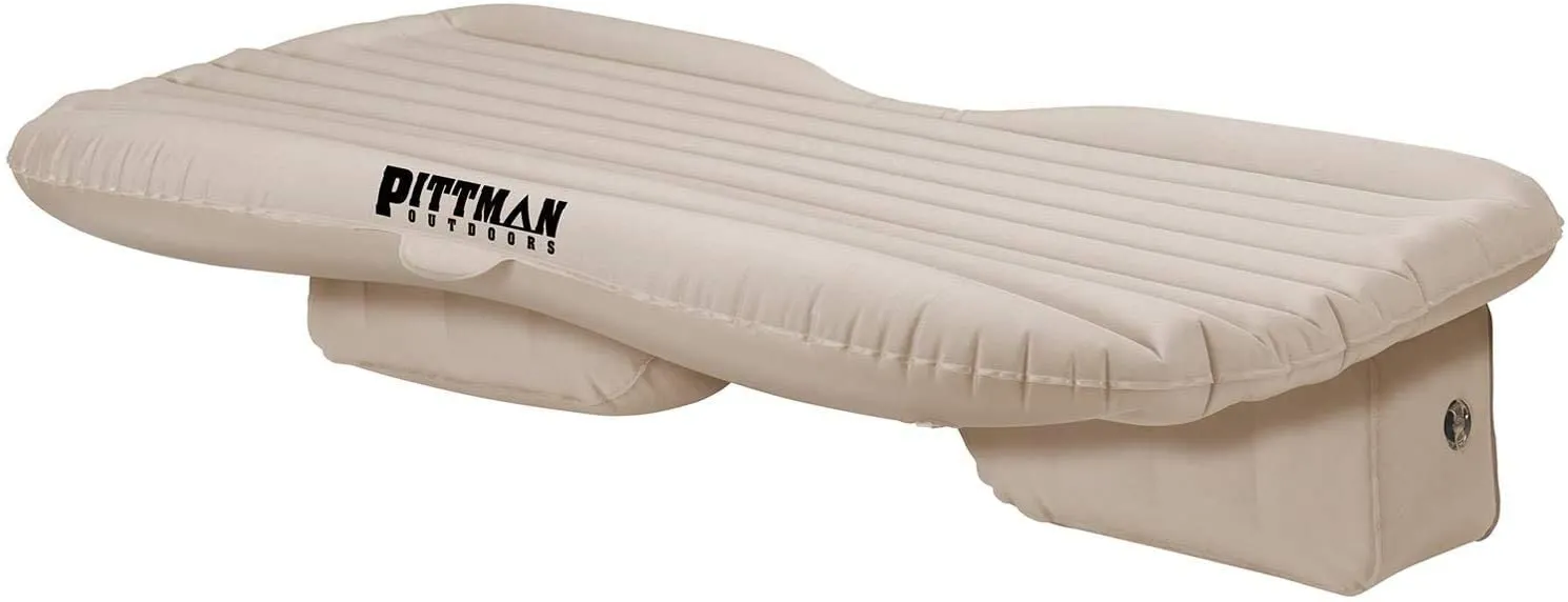 Pittman Outdoors AirBedz Inflatable Rear Seat Air Mattress Full-Size Fits SUV’s & Full-Size Truck Tan