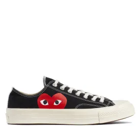 Play Converse  Red Heart Chuck Taylor All Star '70 Low Black 