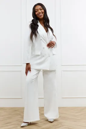 Plus Tailored Wide Leg Pants