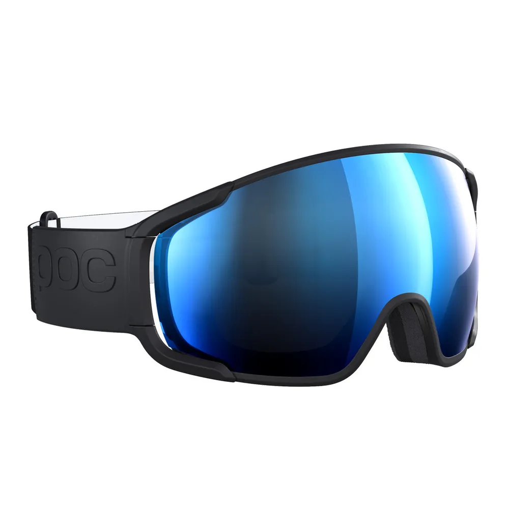 POC Zonula Ski Goggles Partly Sunny Blue Lens - Uranium Black Frame