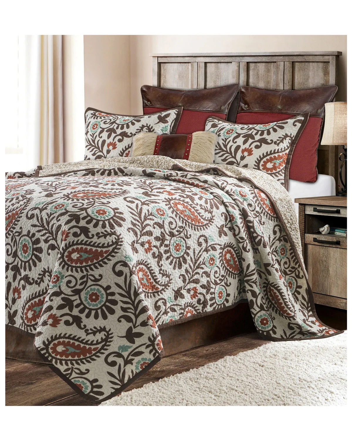 Product Name:  HiEnd Accents Rebecca Full/Queen Quilt Set