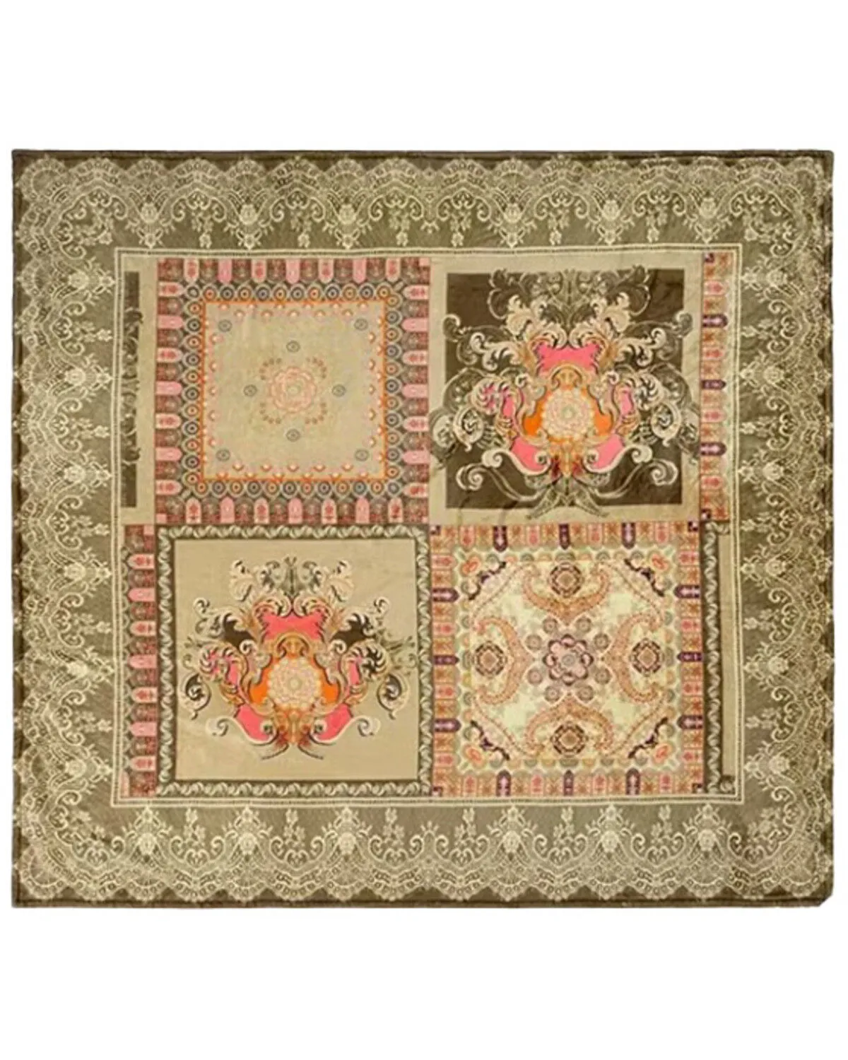 Product Name:  Johnny Was Flora Lace Cozy Blanket