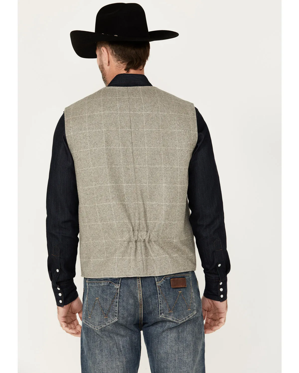 Product Name:  Powder River Outfitters Men's Plaid Print Wool Vest