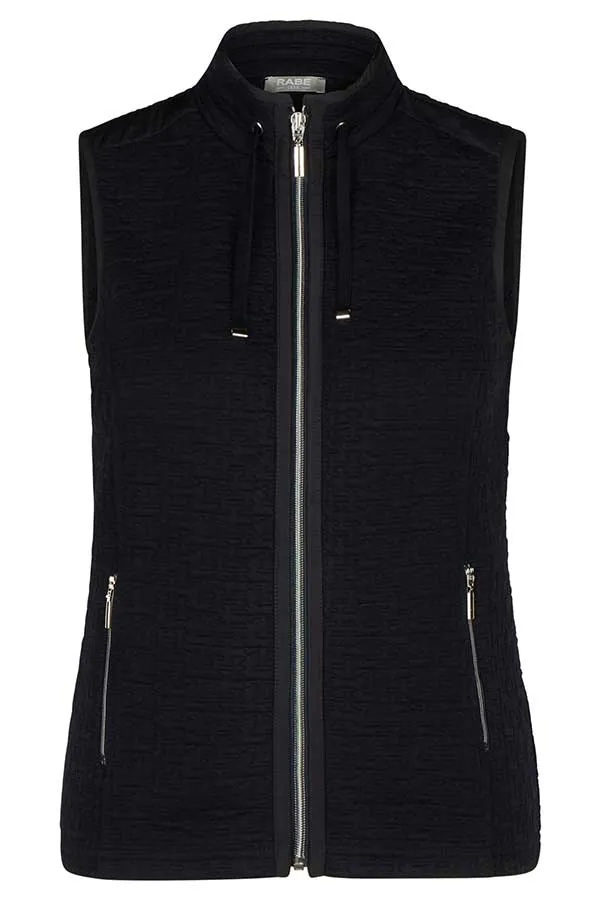 Rabe & LecomteNAVY BLUE ZIPPED  VEST