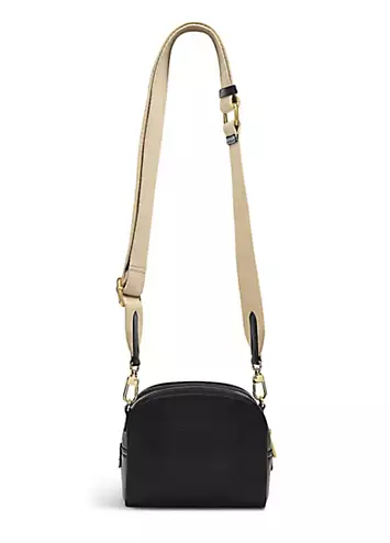 Radley London Arden Crescent Black Small Zip Around Crossbody Bag | Kaleidoscope