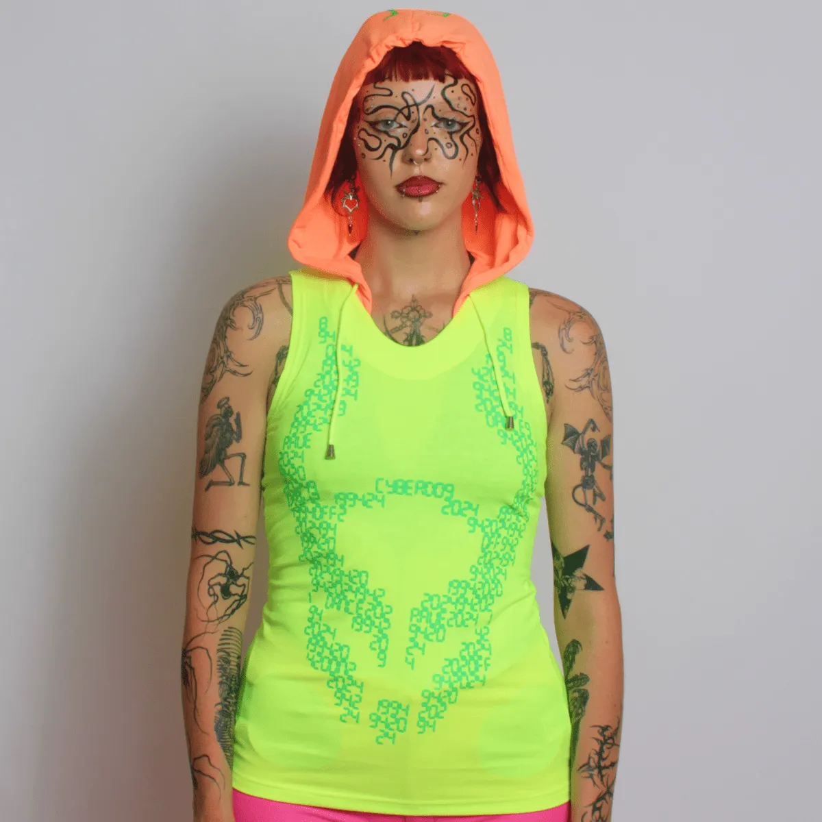 RAVE ON TECH VEST MUTLI NEON WOMENS