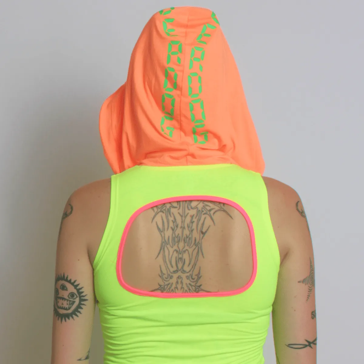 RAVE ON TECH VEST MUTLI NEON WOMENS