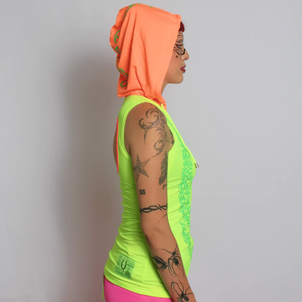 RAVE ON TECH VEST MUTLI NEON WOMENS