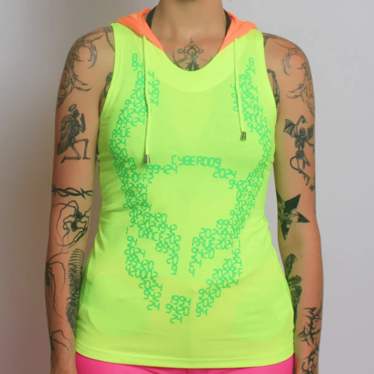 RAVE ON TECH VEST MUTLI NEON WOMENS