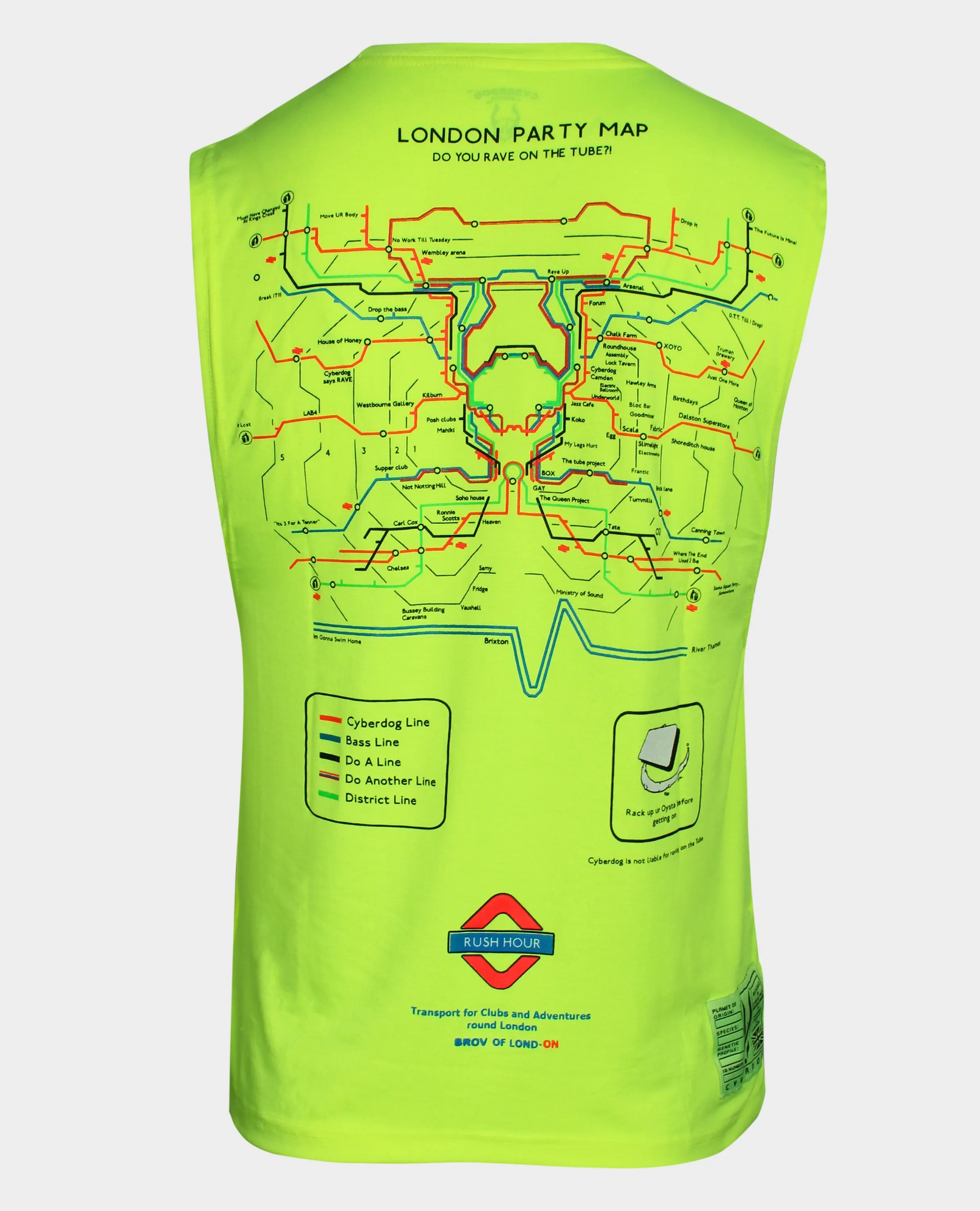 RAVE VEST PARTY MAP