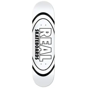 Real Skateboards Classic Oval Deck 8.38 White