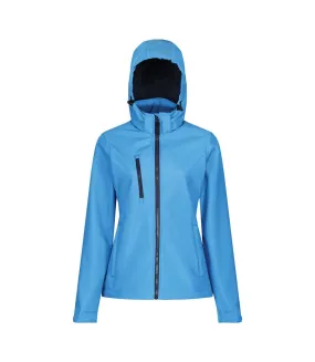 Regatta Womens/Ladies Venturer 3 Layer Membrane Soft Shell Jacket (French Blue/Navy) - UTRG5518