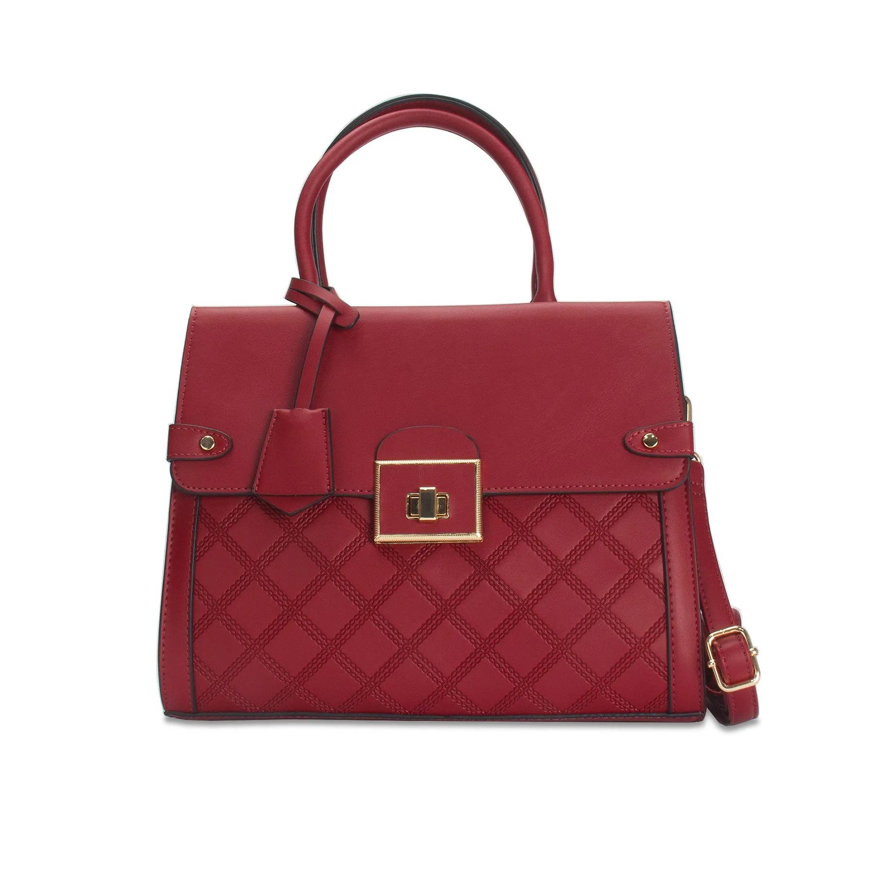 Remi textured monogram Shoulder bag