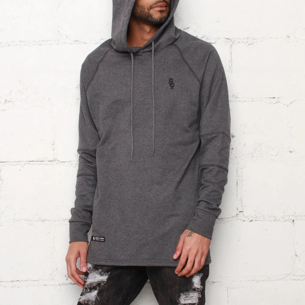 Rudimental Paneled Terry Hoodie Charcoal