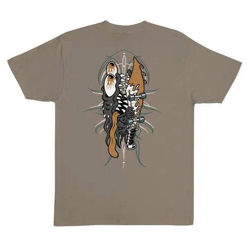 Santa Cruz Skateboards Shirt Meek Pinstripe Slasher Prairie Dust