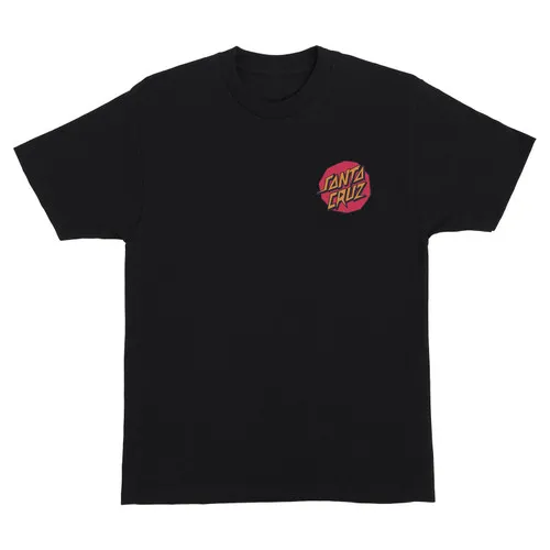 Santa Cruz Skateboards Shirt Meek Scratched Slasher Black