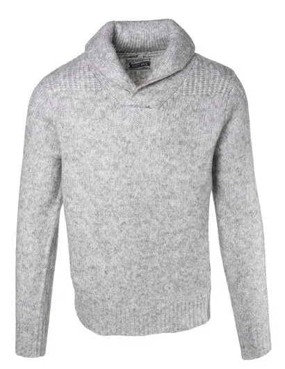 Schott Midweight Triple Blend Shawl Collar Sweater