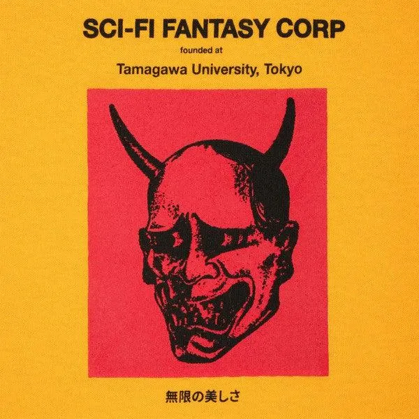 Sci-Fi Fantasy Skateboards Tamagawa T-Shirt Gold