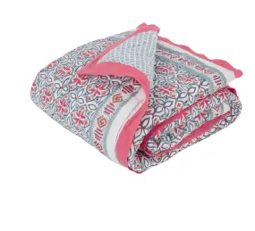 Seminyak Pink Cotton Quilt