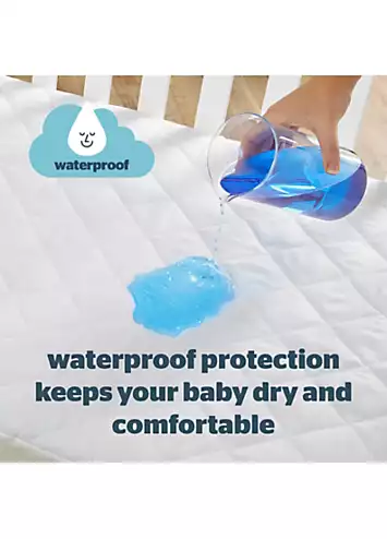 Silentnight Safe Nights Anti Allergy Waterproof Cot Bed Mattress Protector | Grattan