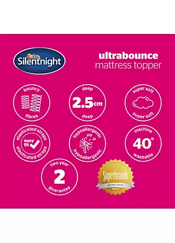 Silentnight Ultrabounce Mattress Topper - 350g | Kaleidoscope