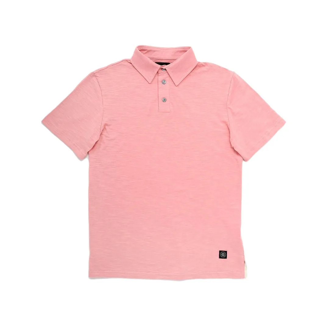 Slub S/S Polo (Rose)