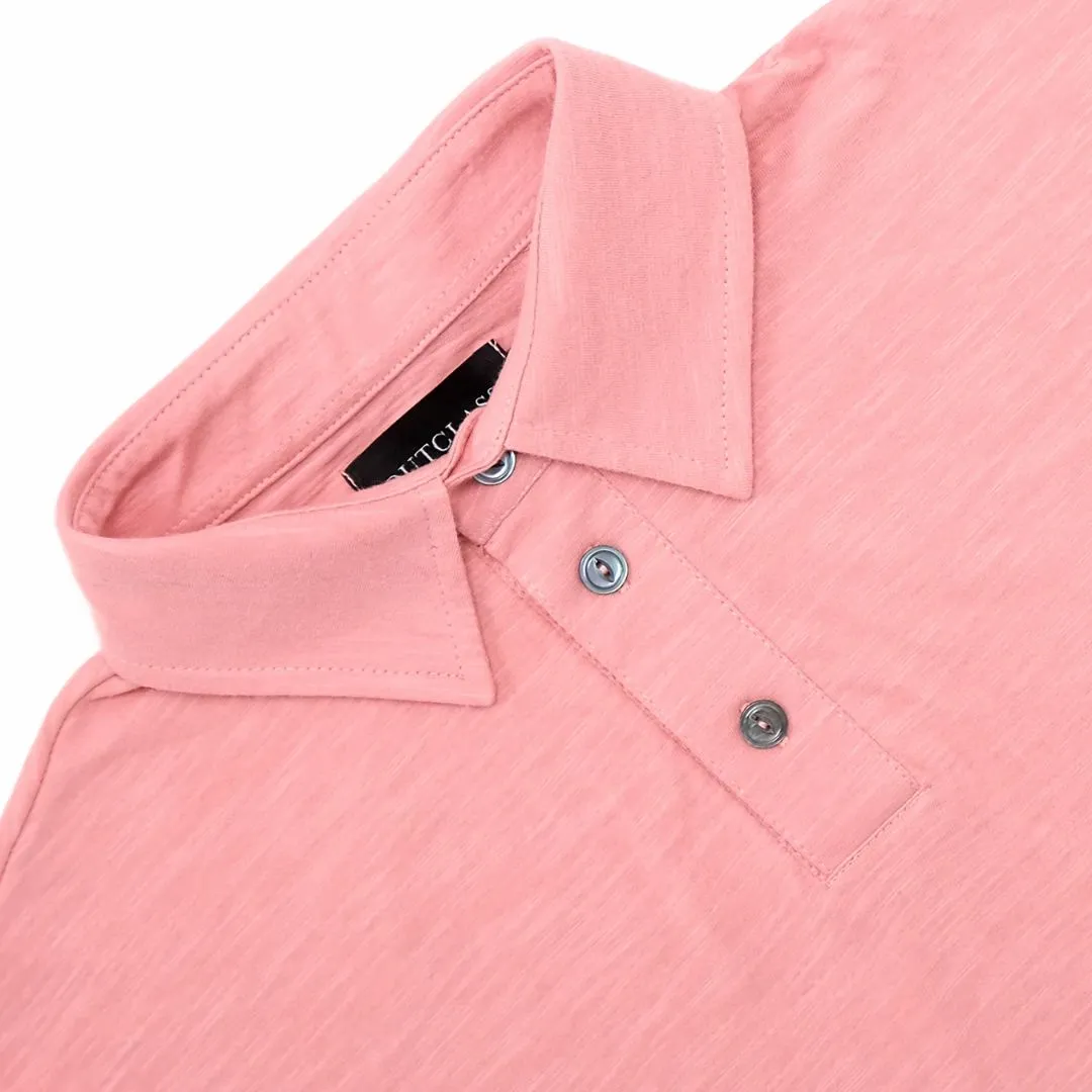 Slub S/S Polo (Rose)