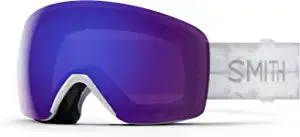 Smith Skyline Ski Goggles Ultra Wide View with Silicone Strap + Anti-Fog Snow Goggles