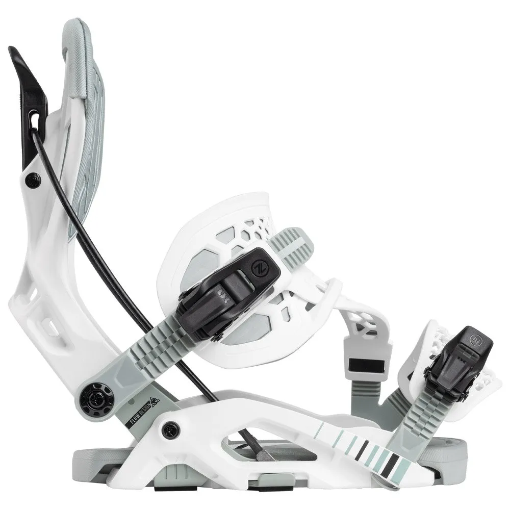 Snowboard binding Flow ---Fuse Hybrid White