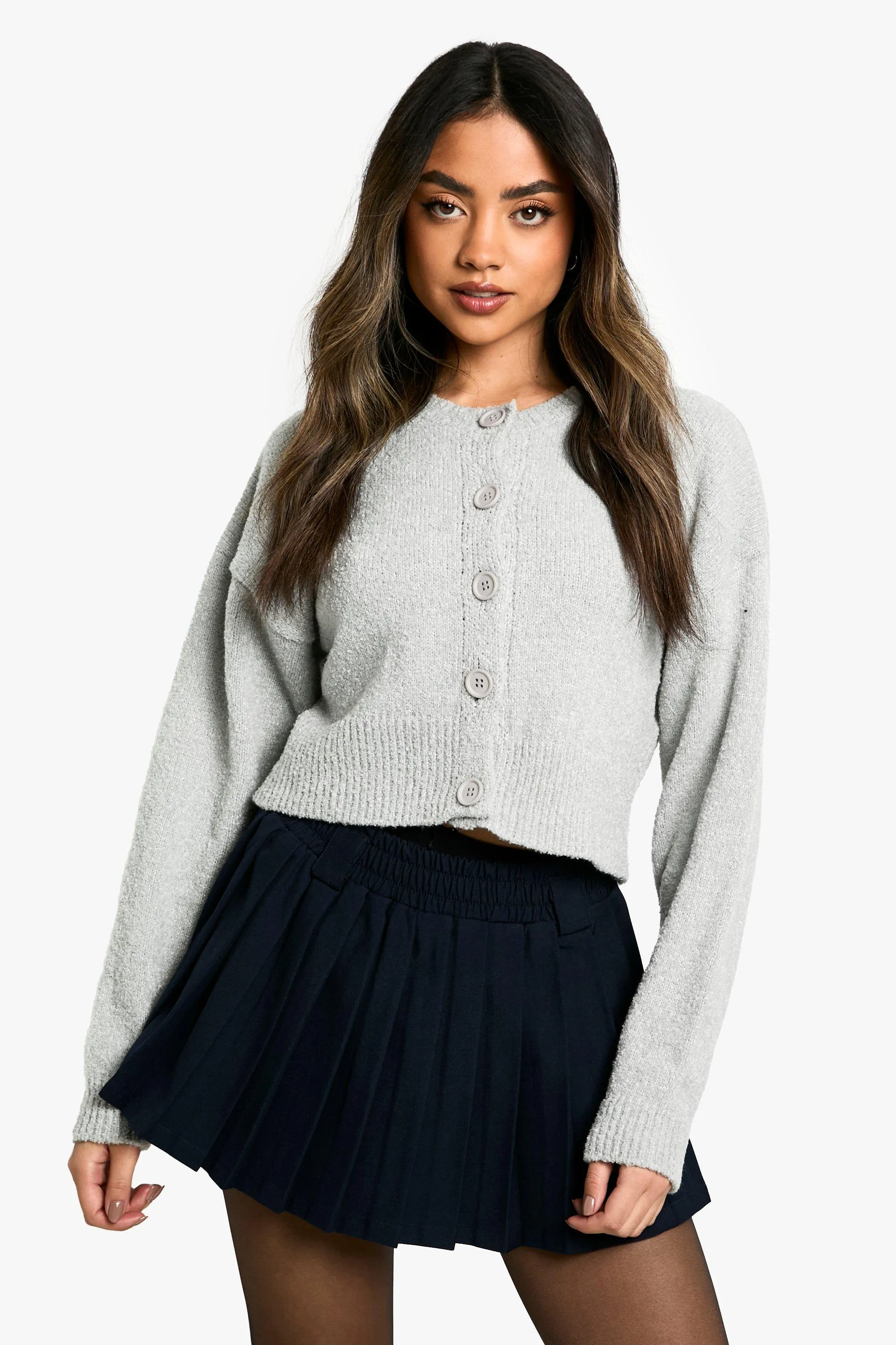 Soft Knit Bomber Cardigan