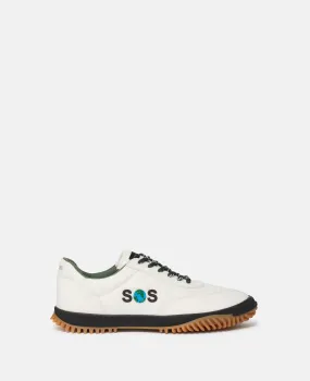 SOS Embroidered S-Wave Sport Trainers