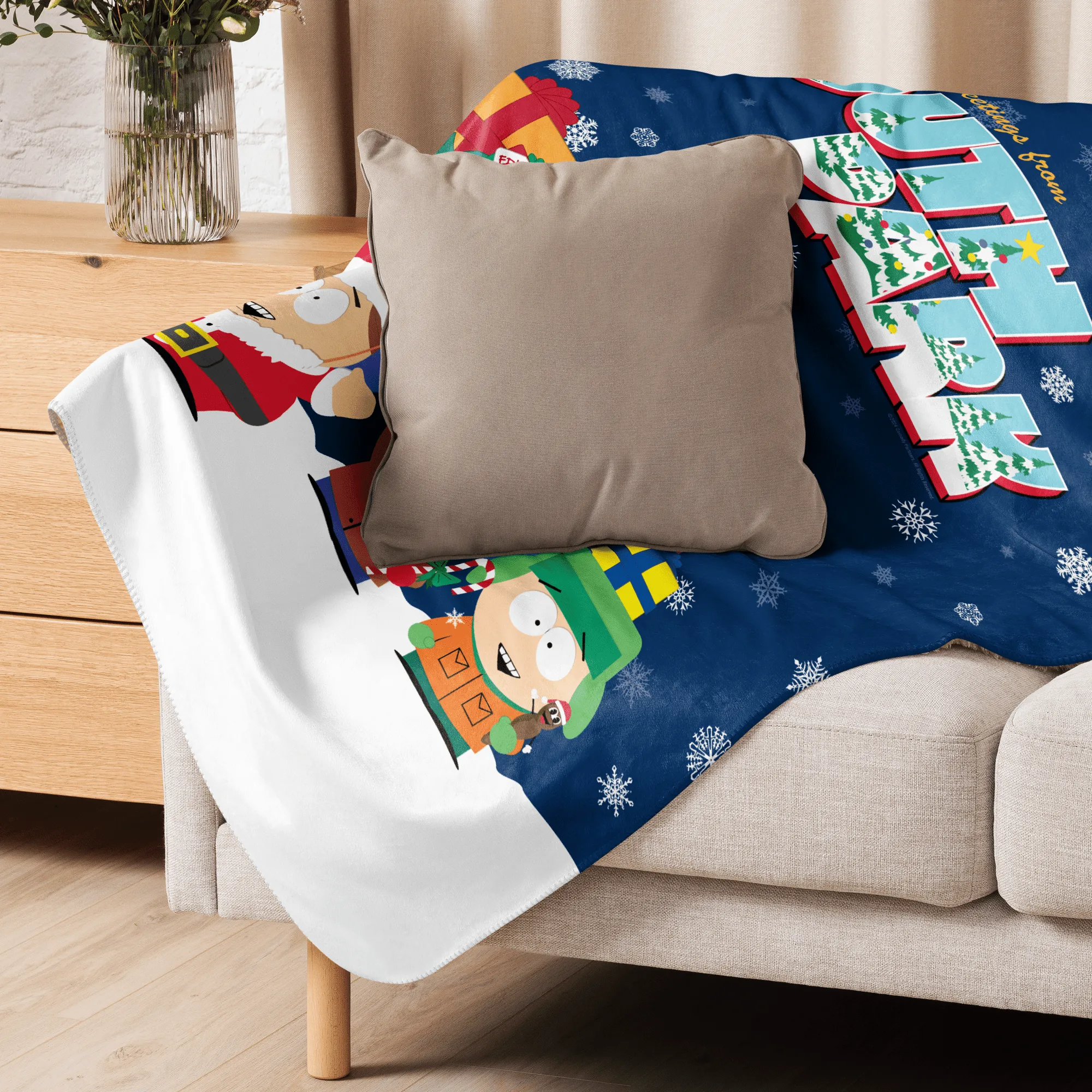 South Park Season Greetings Sherpa Blanket