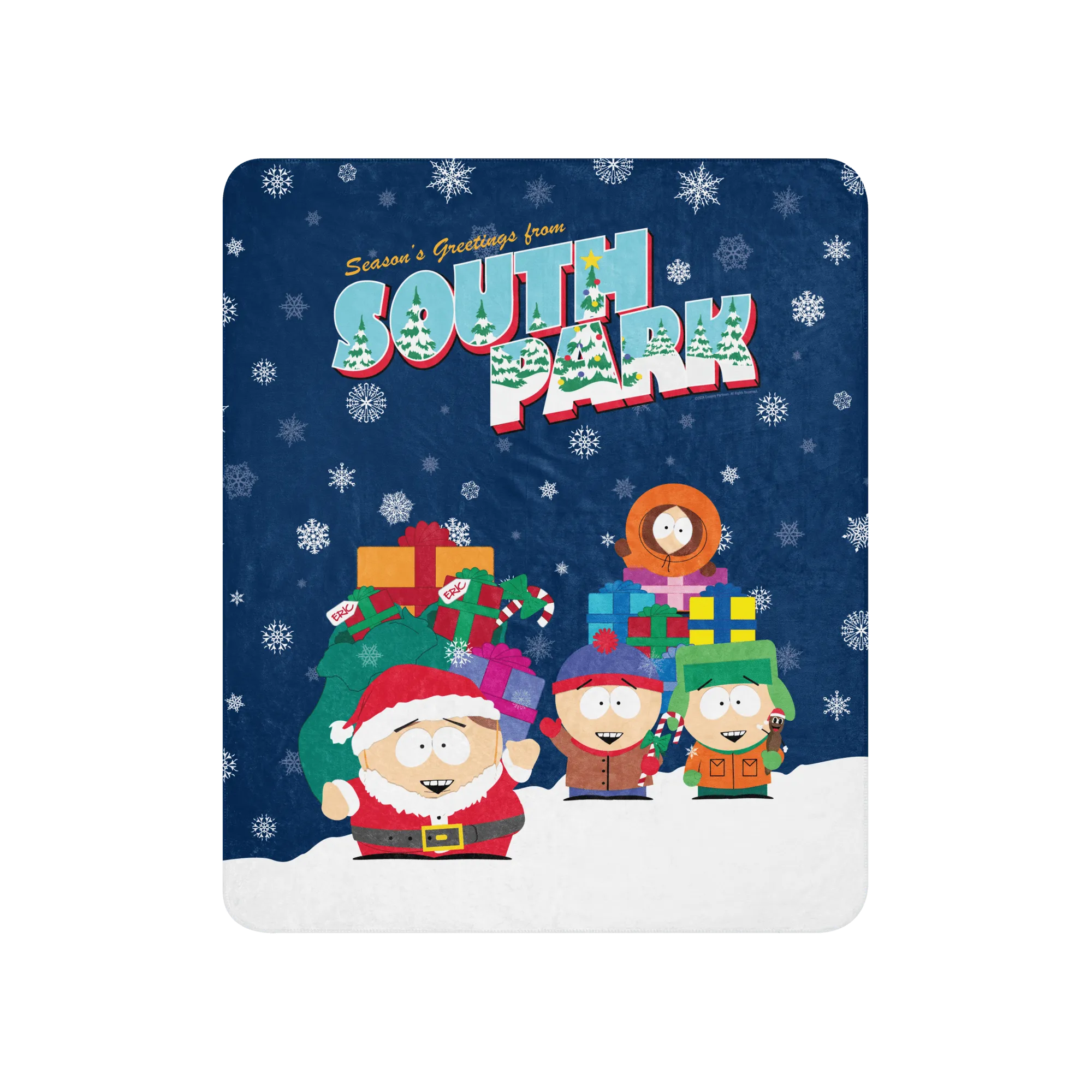 South Park Season Greetings Sherpa Blanket