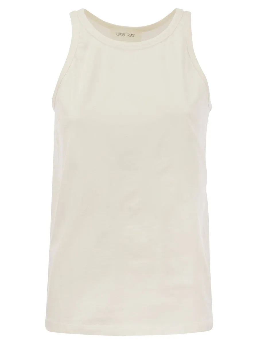 Sportmax    Sportmax Edicola Cotton Sleeveless Top