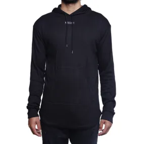 Sputnik Soft Spun Waffle Hoodie Black