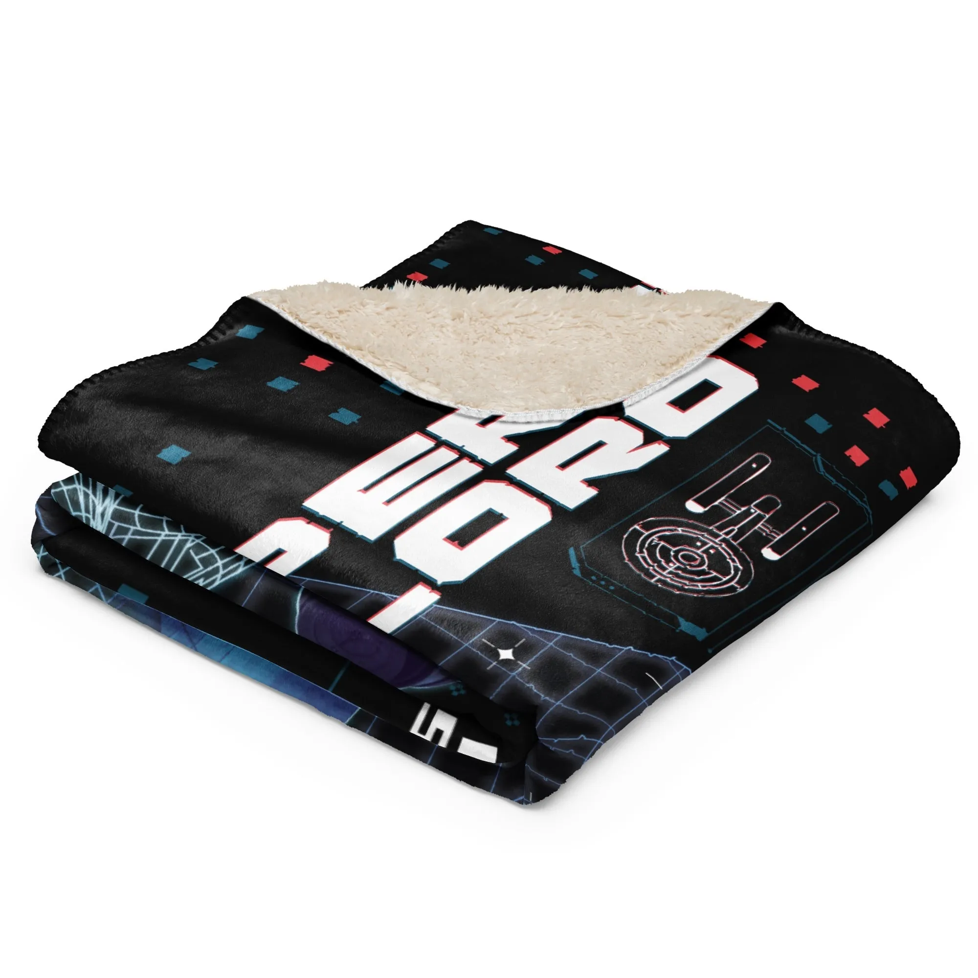 Star Trek The Original Series Enterprise Semper Exploro Sherpa Blanket