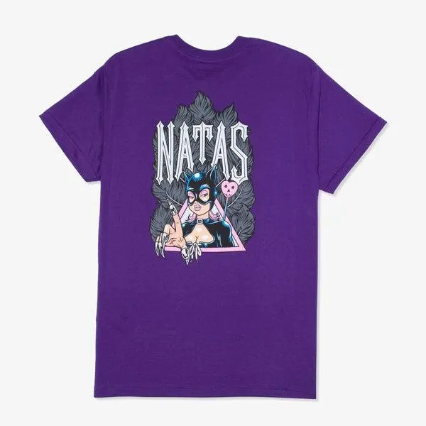 Strangelove Skateboards Natas Kaupas T-Shirt Purple