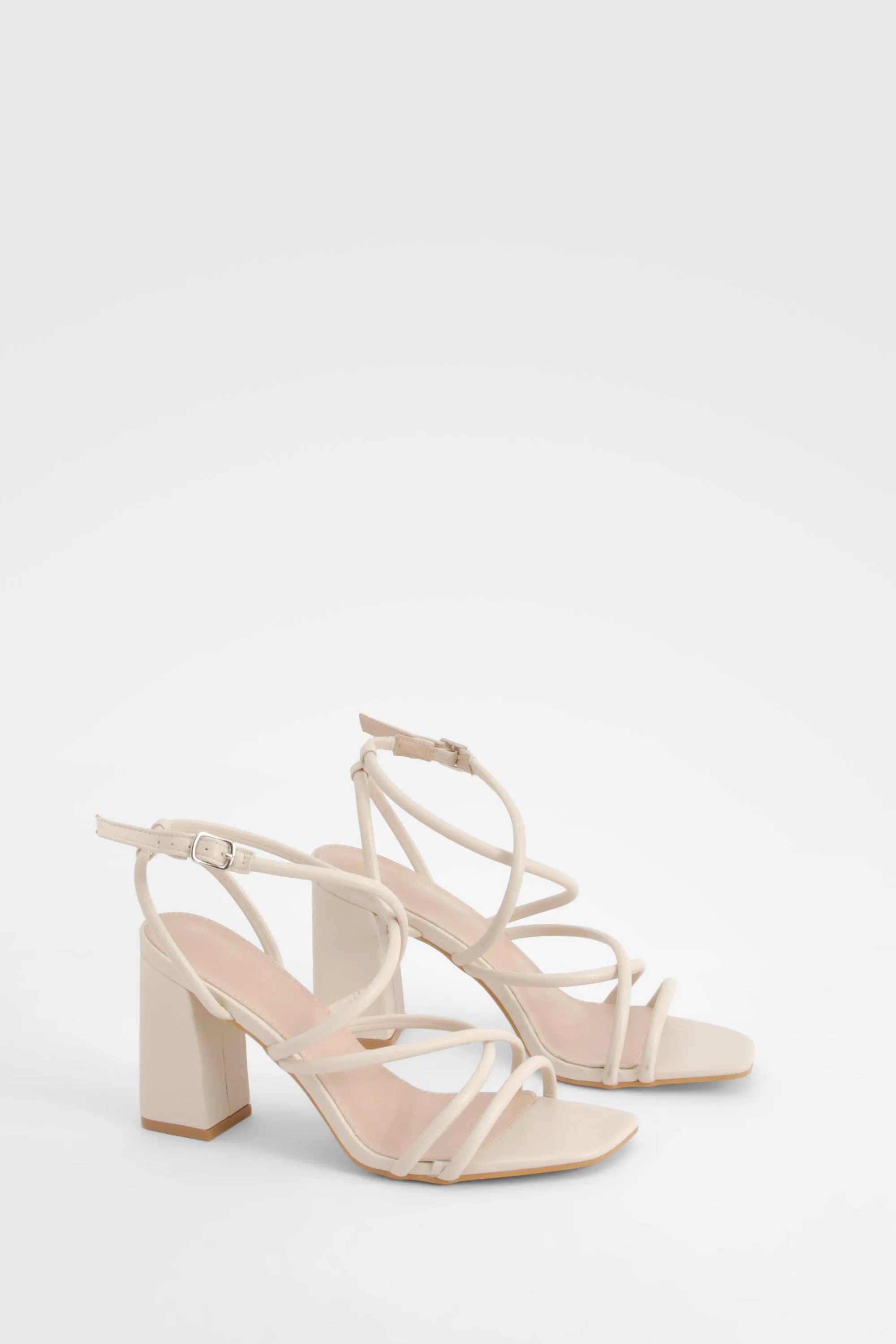 Strappy Block Heeled Sandals