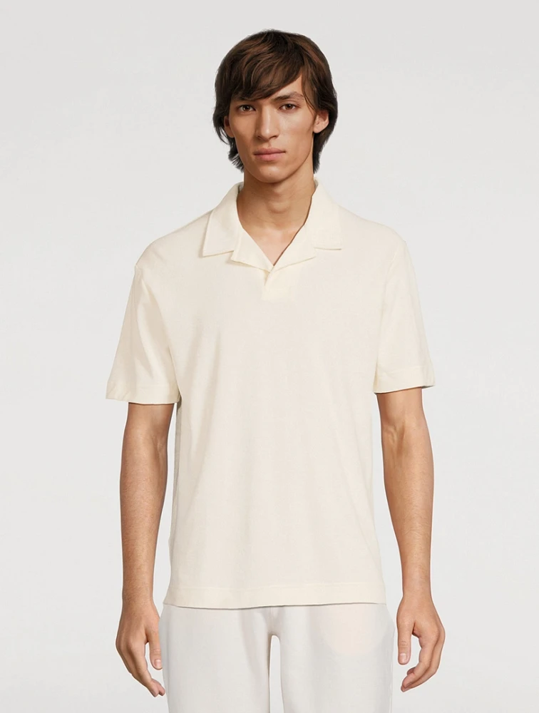 SUNSPEL Towelling Polo Shirt