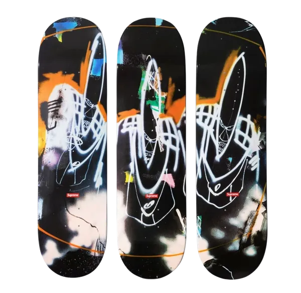 SUPREME 22SS FUTURA 2000 SKATEBOARDS (SET OF 3)