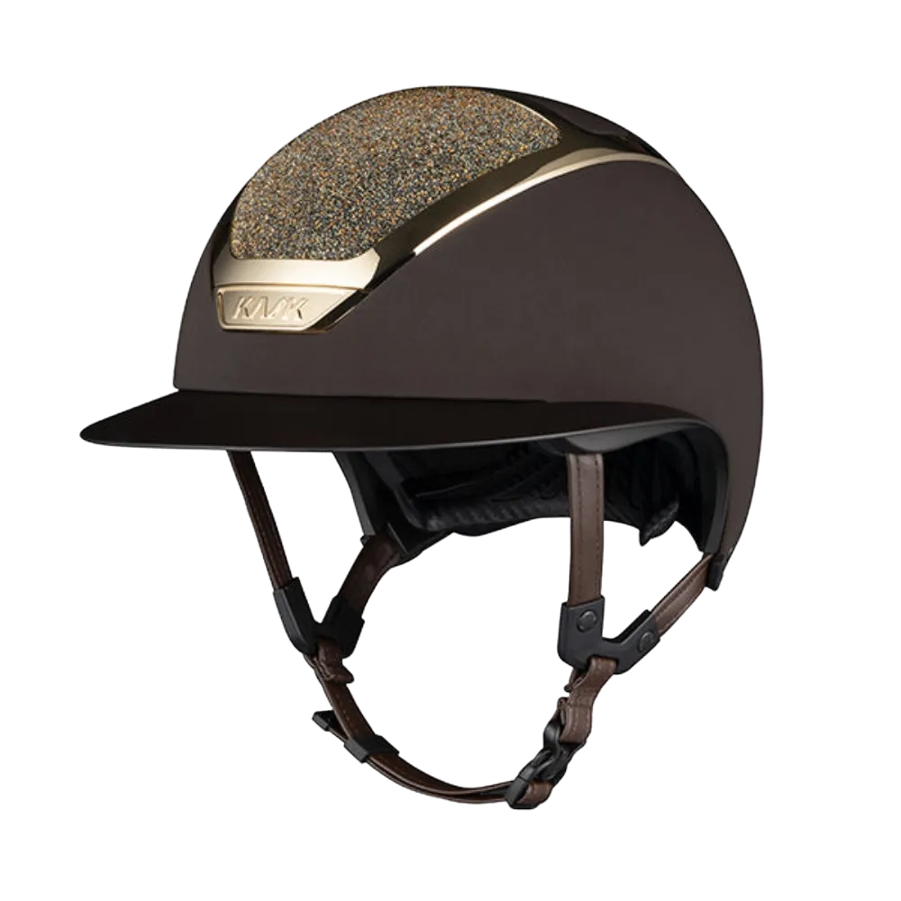 Swarovski Carpet Without Top Star Lady Chrome Riding Helmet by KASK