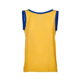 TANK TOP WITH CONTRAST PROFILE Woman Yellow Bluette