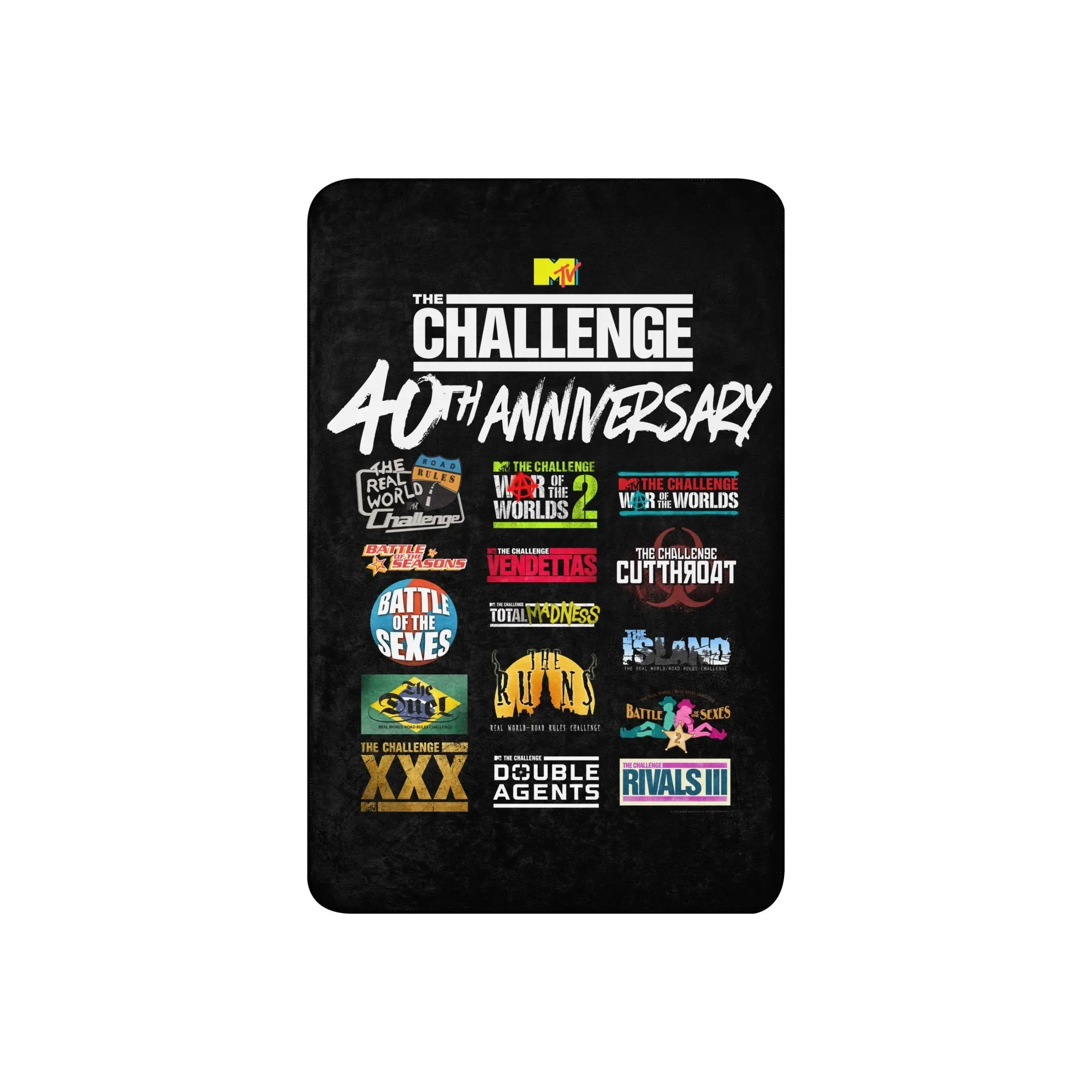 The Challenge 40th Anniversary Sherpa Blanket