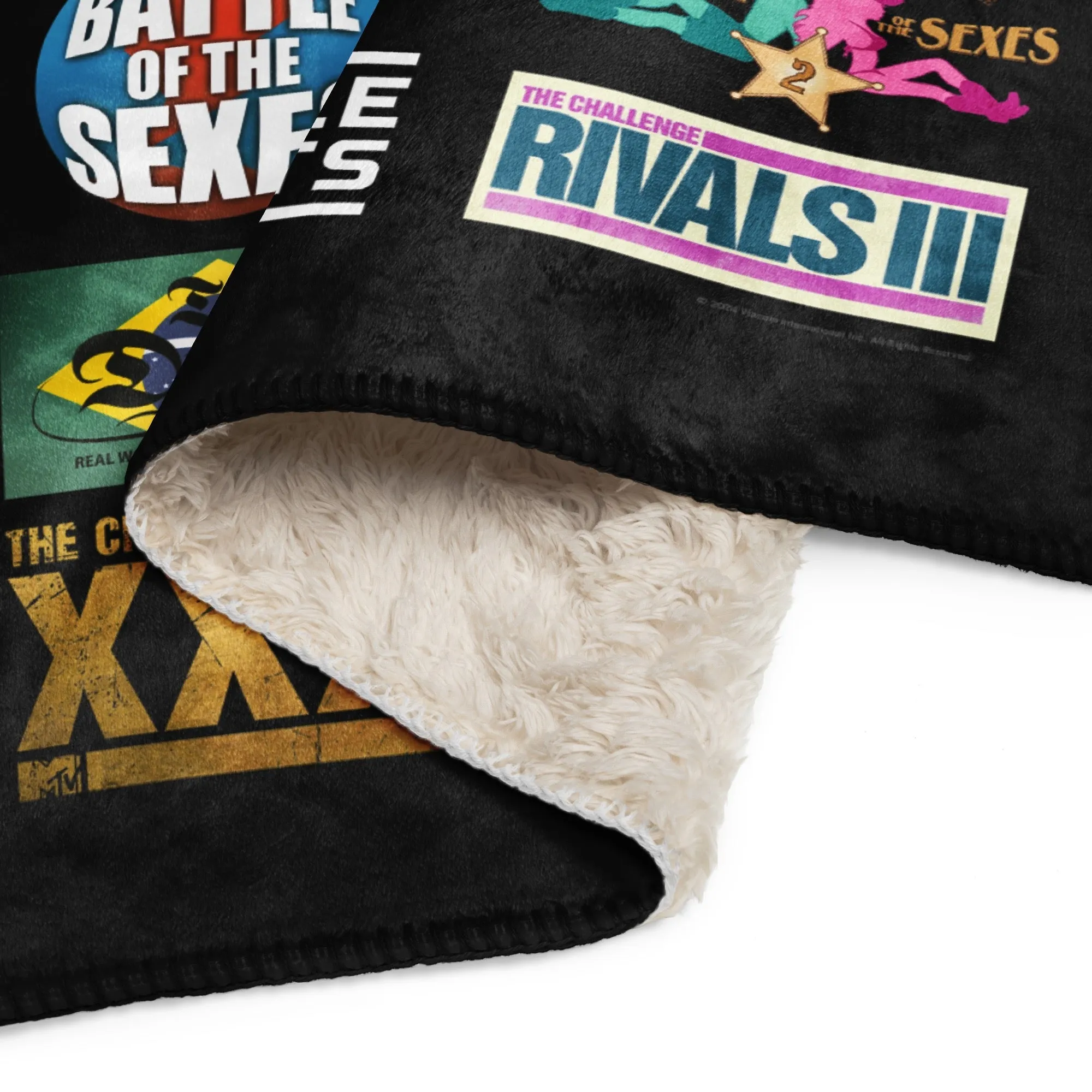 The Challenge 40th Anniversary Sherpa Blanket