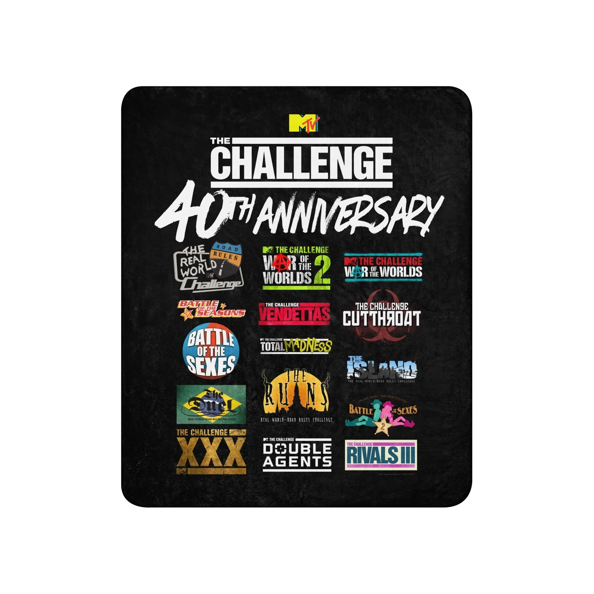 The Challenge 40th Anniversary Sherpa Blanket