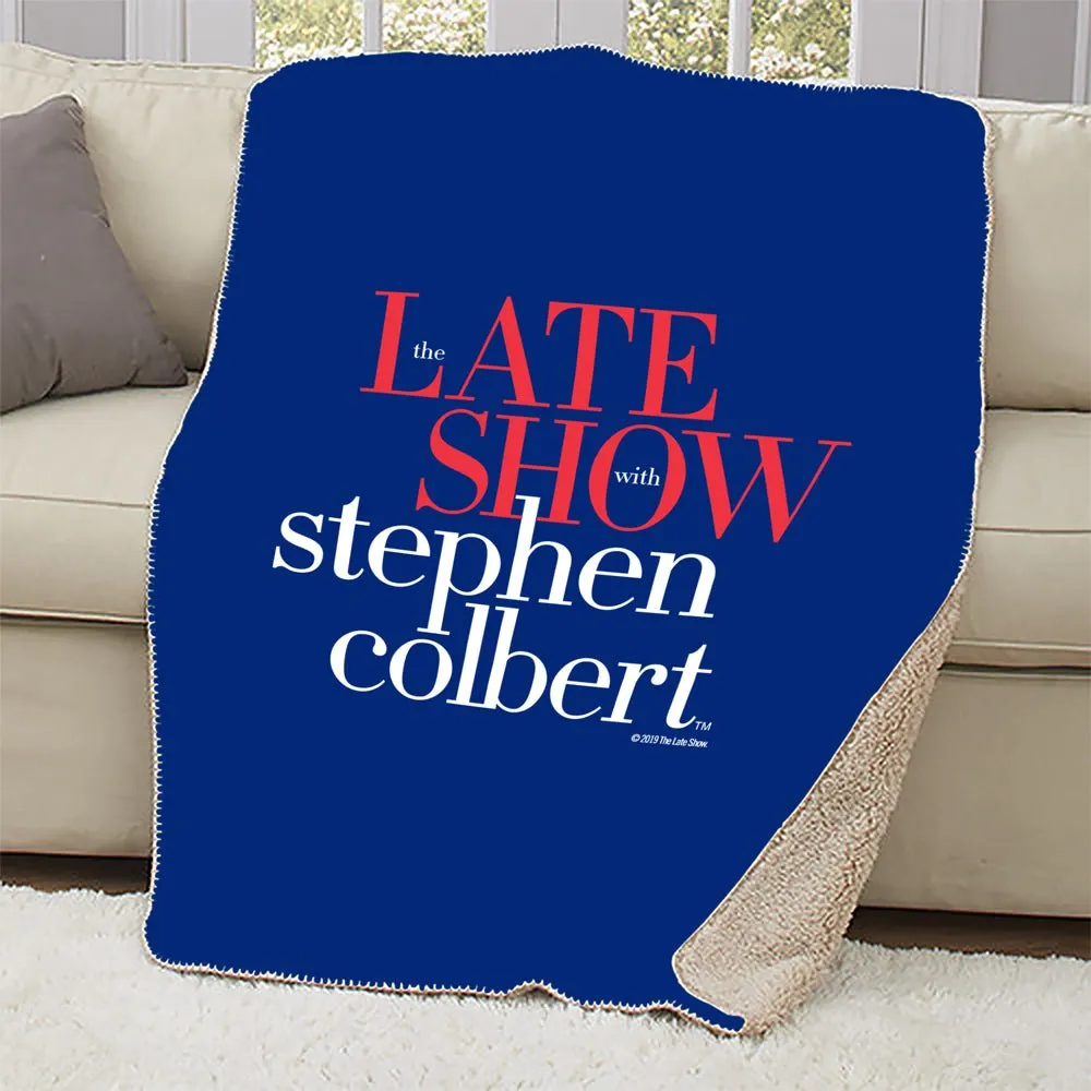 The Late Show with Stephen Colbert Sherpa Blanket