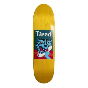 Tired Skateboards Cat Call Deal Shaped Deck 8.875 Assorted Wood Stain