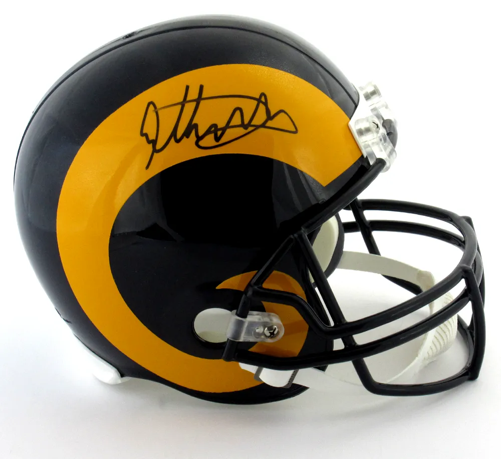 Todd Gurley Signed Los Angeles Rams Riddell Full Size Throwback NFL Helmet