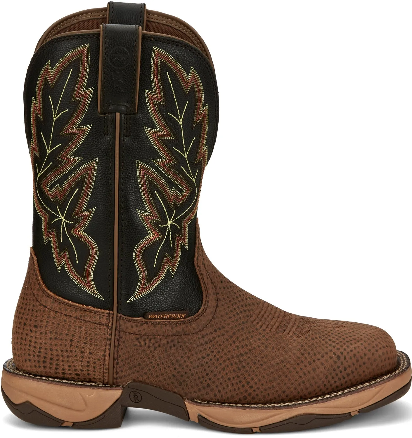 Tony Lama Men's Water Buffalo Wide Square Steel Toe Western Work Boot